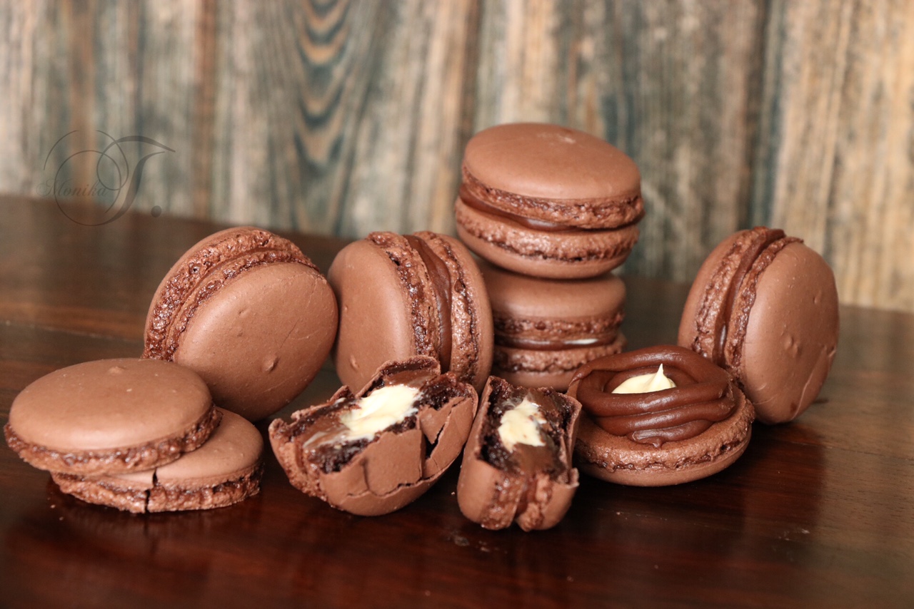 Macaronskurs Macarons-Schokolade Schokoladenmacarons